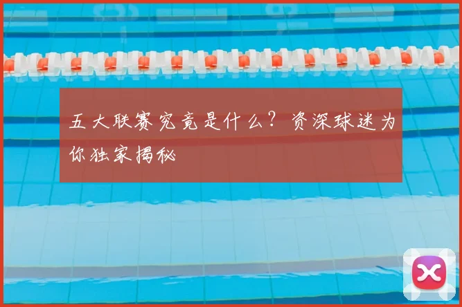 五大联赛究竟是什么?资深球迷为你独家揭秘